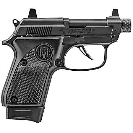 Beretta USA J20X22R8TB 20X Bobcat 22 LR 8+1 2.80 Black Steel Barrel, ELS/Serrated Steel Slide & Polymer Frame w/Beavertail, Helica Texture Grip