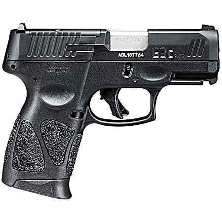 Taurus 1G3CP93110 G3C  9mm Luger 10+1 3.26 Matte Stainless Steel Barrel, Matte Black Tenifer Optic Cut/Serrated Slide, Black Polymer Frame w/Picatinny Rail, Black Polymer Grips