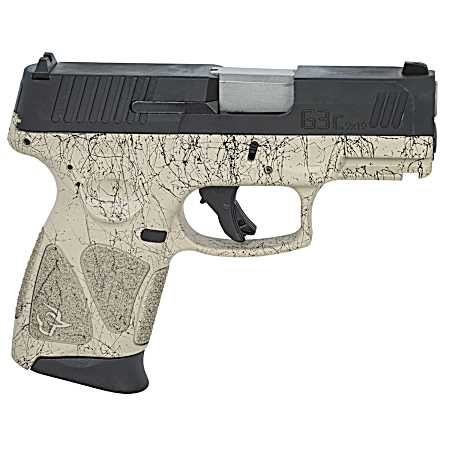 Taurus 1-G3C931-SP3 G3c  9mm Luger Caliber with 3.20 Barrel, 12+1 Capacity, Matte Black Tenifer Steel Slide, & Flat Dark Earth with Black Splatter Polymer Frame/Grip Includes 3 Mags