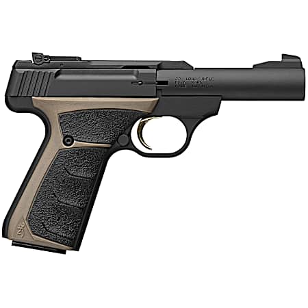 Browning 051603490 Buck Mark Micro Bull 22 LR 10+1 4 Matte Blued  Bull Barrel, Matte Black Serrated Slide, Matte Black Aluminum Frame, UFX Overmolded Grip