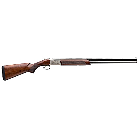 Browning 018165913 Citori 725 Field 410 Gauge Break Open 3 2rd 28 Polished Blued Over/Under Vent Rib Barrel, Silver Nitride Engraved Steel Receiver, Fixed Grade II/III Gloss Black Walnut Wood Stock