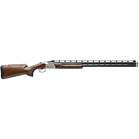 Browning 0183254003 Citori 825 Trap 12 Gauge Break Open 2.75 2rd 30 Polished Blued Over/Under Vent Rib Barrel, Silver Nitride Stainless Steel Receiver, Adjustable Comb Walnut Stock