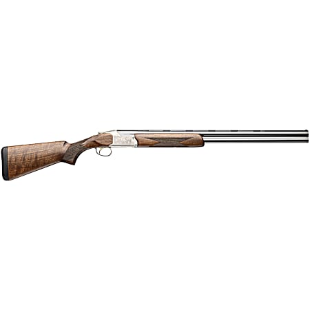 Browning 0183463004 Citori 825  12 Gauge Break Open 3 2rd 28 Polished Blued Over/Under Vent Rib Barrel, Silver Nitride Stainless Steel Receiver, Fixed Black Walnut Stock