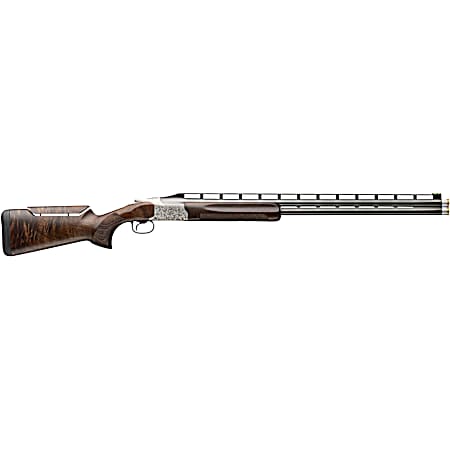 Browning 0183504003 Citori 825 Pro Trap 12 Gauge Break Open 2.75 2rd 30 Polished Blued Over/Under Vent Rib Barrel, Silver Nitride Stainless Steel Receiver, Adj Comb Gloss Black Walnut Stock