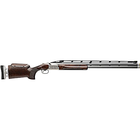 Browning 0183574002 Citori 825 Trap Max 12 Gauge 2.75 32 Polished Blued Invector-DS Extended Silver Nitride Steel Receiver/High Gloss Black Walnut Stock
