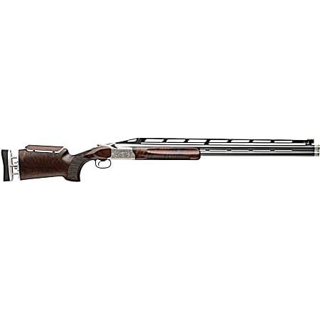 Browning 0183574003 Citori 825 Trap Max 12 Gauge 2.75 30 Polished Blued Invector-DS Extended Silver Nitride Steel Receiver/High Gloss Black Walnut Stock