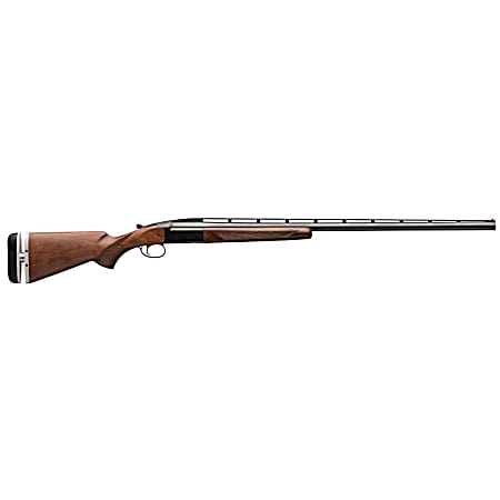 Browning 017088403 BT-99 Micro 12 Gauge 30 Barrel 2.75 1rd, Blued Steel Barrel & Receiver, Satin Black Walnut Stock With Graco Butt Pad Plate For Adjustable LOP, Trap-Style Recoil Pad (Compact)