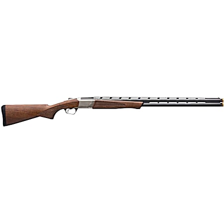 Browning 018709604 Cynergy CX Full Size 20 Gauge Break Open 3 2rd 28 Satin Blued Over/Under Vent Rib Barrel, Silver Nitride Steel Receiver, Fixed Grade I Satin Walnut  Stock, Invector-Plus Choke