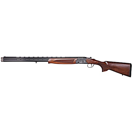 Iver Johnson Arms IJ60028 IJ600  28 Gauge Break Open 2.75 2 Shot 28 Black Over/Under Vent Rib Barrel, Engraved Matte Black Chrome Steel Receiver, Fixed Walnut Stock