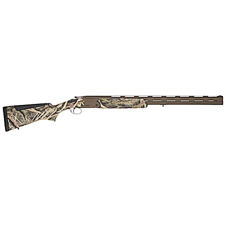 TriStar 35221 Hunter Mag II  12 Gauge 3.5 2rd 28 Chrome-Lined, Midnight Bronze Barrel/Re, Mossy Oak Shadow Grass Blades Furniture, Fiber Optic Sight, 5 Ext. Chokes