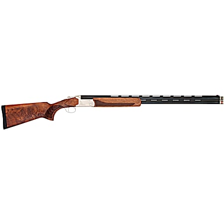 TriStar 35425 TT-15 Sporting O/U 12 Gauge 2rd 3 30 Vent Rib & Ported Barrel Silver Rec Semi-Gloss Turkish Walnut Stock Right Hand (Full Size) Includes 5 Extended MobilChoke