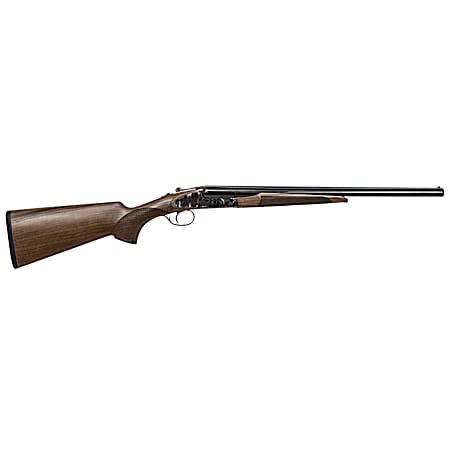 CZ-USA 06417 Sharp-Tail Coach 12 Gauge 3 2rd 20 Black Hard Chrome Side-by-Side Barrel, Color Case Hardened Metal Finish, Turkish Walnut Stock Includes Fixed Chokes