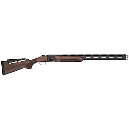 TriStar 33180 Cypher Sporting 12 Gauge Break Open 3 2rd 30 Blued Ported Over/Under Vent Rib Barrel, Blued Steel Receiver, Adj Comb Turkish Walnut Stock, Ambidextrous