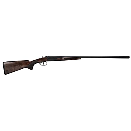 Heritage Mfg BL1228BK Badlander  Full Size 12 Gauge Break Open 3 2rd 28 Black Chrome Side By Side Barrel, Black Chrome Receiver, Fixed Turkish Walnut Stock