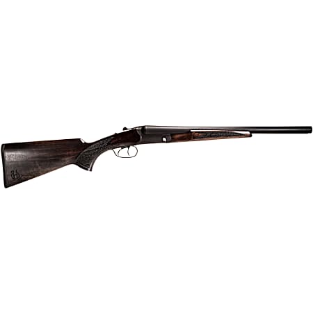 Heritage Mfg BL2018BK Badlander  20 Gauge Break Open 2rd 18.50 Black Chrome Side By Side Barrel & Receiver, Fixed Turkish Walnut Stock