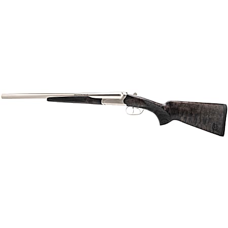 Heritage Mfg BL1218NI Badlander  12 Gauge Break Open 2rd 18.50 Nickel Side By Side Barrel & Receiver, Fixed Turkish Walnut Wood Stock