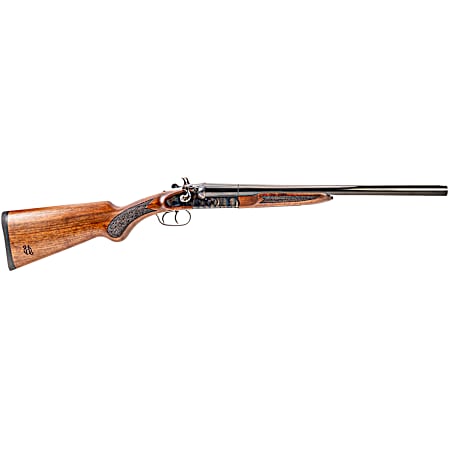 Heritage Mfg CW1218CH Coachwhip  12 Gauge Break Open 2rd 18.50 Black Chrome Side By Side Barrel, Color Case Hardened Alloy Steel Receiver, Fixed Turkish Walnut Stock