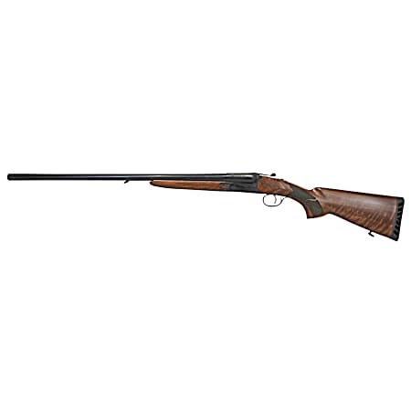 Iver Johnson Arms IJ800-28 IJ800  Full Size 12 Gauge Break Open 3 2 Shot 28 Black Side By Side Barrel, Black Steel Receiver, Fixed Walnut Wood Stock, Ambidextrous