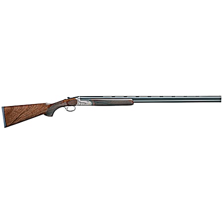 Rizzini USA 2403-12 BR110 Light Luxe 12 Gauge 28 O/U VR 2rd 3 Gray Anodized Turkish Walnut Fixed Pistol Grip Stock Right Hand (Full Size) Includes Multi-Choke