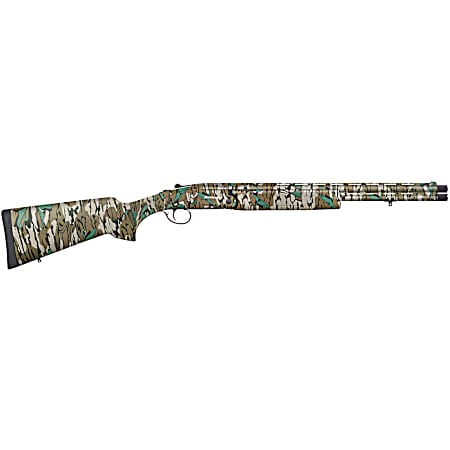 Mossberg 75487 Silver Reserve Eventide Turkey Over/Under 28 Gauge 2.75 2rd 20, Mossy Oak Greenleaf, Synthetic Furniture, Fiber Optic Sight, Ext. Turkey Choke