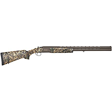 Mossberg 75488 Silver Reserve Eventide Waterfowl Over/Under 12 Gauge 3.50 2rd 28, Bronze Barrel/Rec, Mossy Oak Vintage Shadowgrass Furniture, Fiber Optic Sight, 5 Field Set Chokes