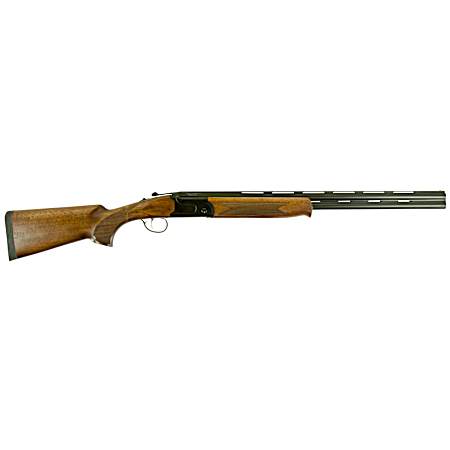 Stevens 22154 555  Compact 20 Gauge Break Open 3 2rd 24 Black Satin Over/Under Vent Rib Barrel, Satin Black Aluminum Receiver, Fixed Satin Turkish Walnut Stock, Ambidextrous