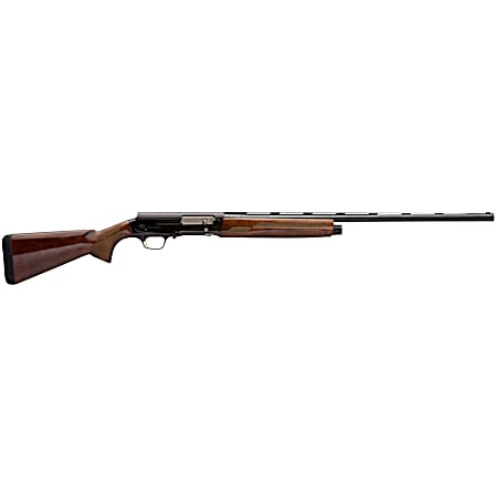 Browning 0118005004 A5 Ultimate Sweet Sixteen 16 Gauge with 28 High Gloss Black Barrel, 2.75 Chamber, 4+1 Capacity, Polished Black Metal Finish & Gloss Turkish Walnut Stock Right Hand (Full Size)