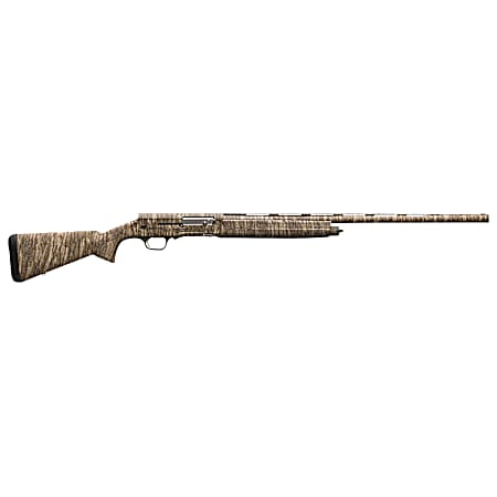 Browning 0118252004 A5  12 Gauge 28 Barrel 3.5 4+1, Full Coverage Mossy Oak Bottomland, Textured Synthetic Stock With Closed Radius Pistol Grip