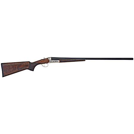 TriStar 38116 Bristol SxS Full Size 16 Gauge Break Open 3 2rd 28 Blued Side By Side Barrel, Nickel Engraved w/24K Gold Inlay Steel Receiver, Fixed Oiled Turkish Walnut Stock, Right Hand
