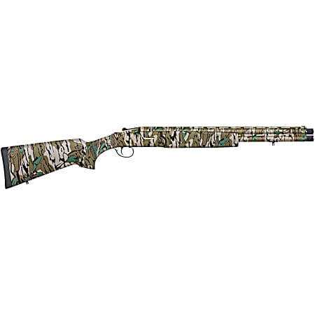 Mossberg 75485 Silver Reserve Eventide Turkey Over/Under 12 Gauge 3.5 2rd 20, Mossy Oak Greenleaf, Synthetic Furniture, Fiber Optic Sight, Ext. Turkey Choke