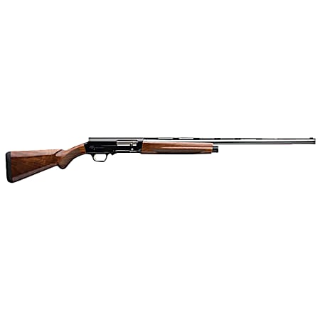 Browning 0119015005 A5 Lightning Sweet Sixteen 16 Gauge 26 Barrel 2.75 4+1, Gloss Black Barrel & Anodized Receiver, Gloss Turkish Walnut Lightening Style Round Grip Stock