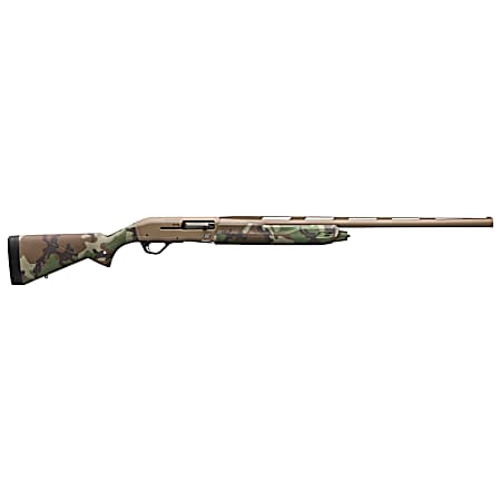 Winchester Repeating Arms 511290391 SX4 Hybrid Hunter 12 Gauge 26 4+1 3 Flat Dark Earth Cerakote Rec/Barrel Woodland Camo Stock Right Hand (Full Size) Includes 3 Invector-Plus Chokes
