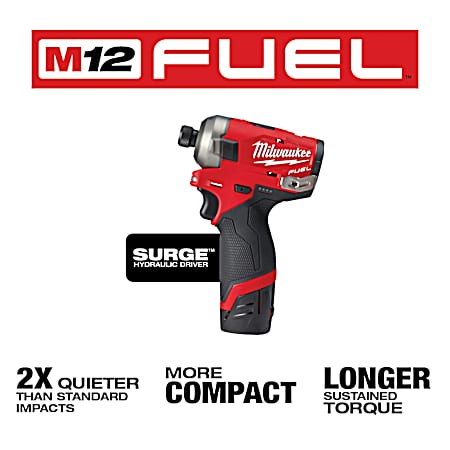 M12 FUEL SURGE 1/4'' Hex Hydraulic Driver (Tool Only)