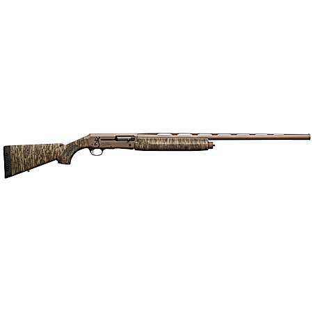 Browning 011426204 Silver Field 12 Gauge 3.5 4+1 28 Back-Bored Vent Rib Barrel, Flat Dark Earth Metal Finish, Mossy Oak Bottomland Synthetic Stock Includes 3 Chokes