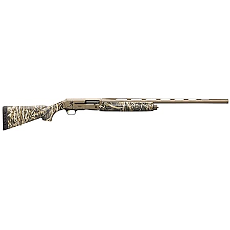 Browning 011434204 Silver Field 12 Gauge 3.5 4+1 (2.75) 28, FDE Barrel/Rec, Realtree Max-7 Camo Synthetic Stock With Textured Gripping Surface