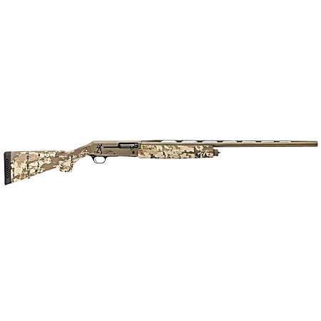 Browning 011438204 Silver Field 12 Gauge 3.5 4+1 (2.75) 28, FDE Barrel/Rec, AURIC Camo Synthetic Stock With Textured Gripping Surface
