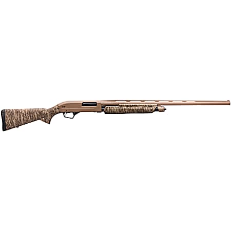 Winchester Repeating Arms 512364292 SXP Hybrid Hunter 12 Gauge 28 4+1 3.5 Flat Dark Earth Perma-Cote Rec/Barrel Mossy Oak Bottomland Right Hand (Full Size) Includes 3 Invector-Plus Chokes
