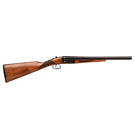 Gforce Arms GF12SXS20 Pancho  12 Gauge Break Open 2rd 20 Side By Side Barrel, Fixed Walnut Stock