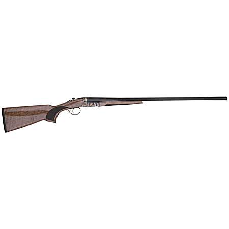 TriStar 38002 Phoenix  12 Gauge Break Open 3 2rd 28 Blued Side By Side Barrel, Color Case Hardened Steel Receiver, Fixed Gloss Walnut Stock, Ambidextrous