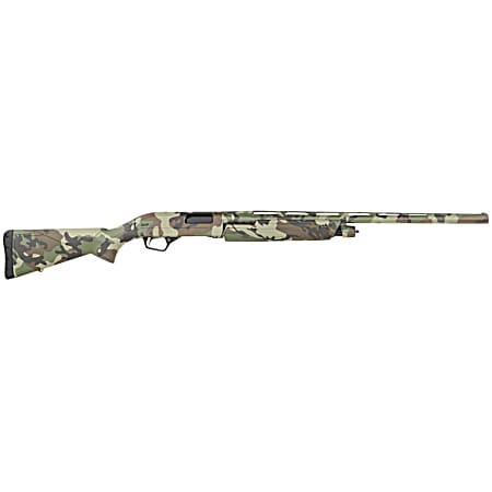 Winchester Repeating Arms 512433391 SXP Waterfowl Hunter 12 Gauge 26 4+1 (2.75) 3 Chamber, Woodland Camo, TruGlo Fiber Optic Sight, Includes 3 Invector-Plus Chokes