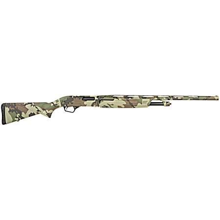 Winchester Repeating Arms 512433691 SXP Waterfowl Hunter 20 Gauge 3 5+1 (2.75) 26 Chamber, Woodland Camo, TruGlo Fiber Optic Sight, Includes 3 Invector-Plus Chokes