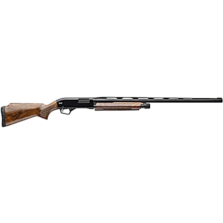 Winchester Repeating Arms 512467394 SXP High Grade Trap 12 Gauge Pump 3 4+1 32 Gloss Black Vent Rib Barrel, Gloss Black Aluminum Receiver, Fixed w/Raised Comb Satin Turkish Walnut Stock