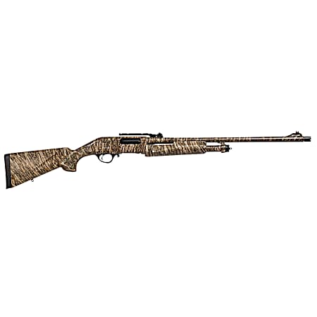 Escort HEFH1224TRBL Field Hunter Turkey Full Size 12 Gauge Pump 3 4+1 24 Mossy Oak Bottomland Steel Barrel, Grooved Aluminum Receiver, Fixed Mossy Oak Bottomland Synthetic Stock, Right Hand