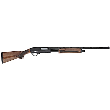 TriStar 23137 Cobra III Field Compact 20 Gauge Pump 3 5+1 24 Black Vent Rib Barrel, Black Steel Receiver, Fixed Walnut Stock, Beretta/Benelli Mobil Choke Tube, Right Hand