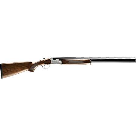 Beretta USA J686F1228 686 Silver Pigeon I 12 Gauge 3 2rd 28 Blued Over/Under Vent Rib Barrel,  Silver Engraved Receiver, Fixed Grade II Walnut Wood Stock, Right Hand