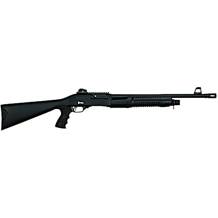 Citadel FRPATMB1220 PAT  12 Gauge Pump 3 3+1 20 Black Steel Barrel, Black Picatinny Rail Steel Receiver, Fixed Black Synthetic Stock