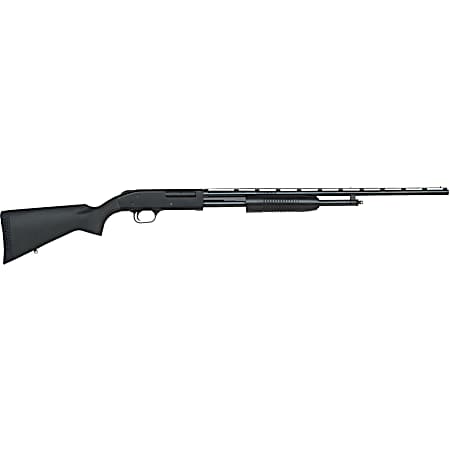 Mossberg 50112 500 Bantam Youth 410 Gauge Pump 3 5+1 24 Blued Vent Rib Barrel, Blued Steel Receiver, Fixed Black Synthetic Stock, Right Hand, Fixed Full Choke