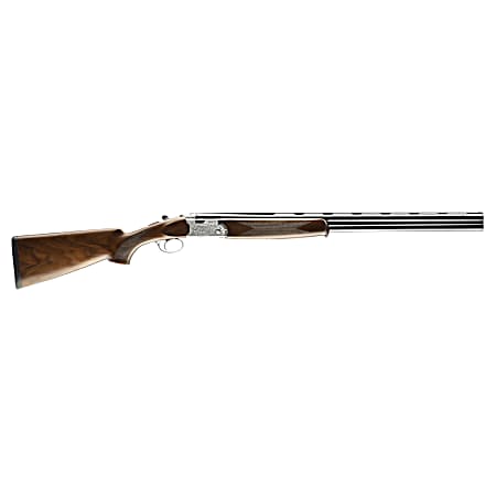 Beretta USA J686F2028 686 Silver Pigeon I 20 Gauge 3 2rd 28 Blued Over/Under Vent Rib Barrel,  Silver Engraved Receiver, Fixed Grade II Walnut Wood Stock, Right Hand