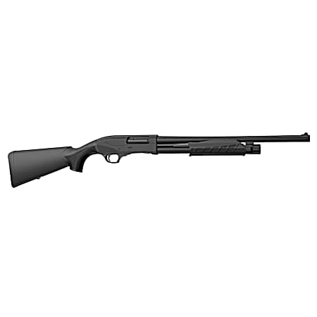 Retay USA GPSTAC18 GPS Tactical Inertia Plus 12 Gauge with 18.50 Deep Bore Drilled Barrel, 3 Chamber, 5+1 Capacity, Matte Black Metal Finish & Black Synthetic Stock Right Hand (Full Size)