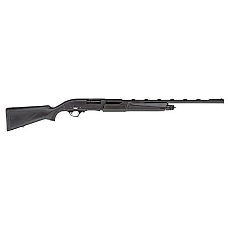 TriStar 23156 Cobra III  Compact 20 Gauge Pump 3 5+1 24 Black Vent Rib Barrel, Black Steel Receiver, Fixed Black Synthetic Stock, Right Hand